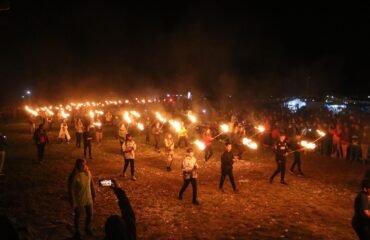 LA FIESTA DE LA ANTORCHA EN ORIENTE, CON LA MIRADA DEL INTENDENTE REYES.