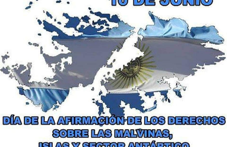 el 195º aniversario de la creación de la Comandancia Política y Militar de las Islas Malvinas, afirmando los derechos de la República Argentina sobre ellas