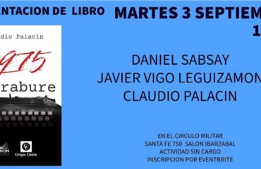 1975,LARRABURE UN LIBRO DE CLAUDIO PALACIN ,EX FISCAL DE LA CAMARA DE APELACIONES DE ROSARIO.